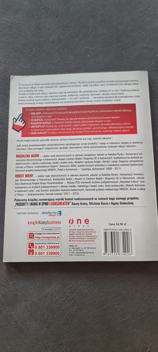 Książka Polski E-konsument, typologia, zachowania. Magdalena Jaciow