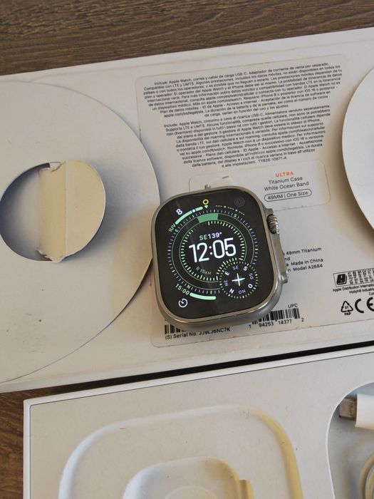 Apple Watch Ultra 49MM GPS+Cel Titanium Aceito Retomas