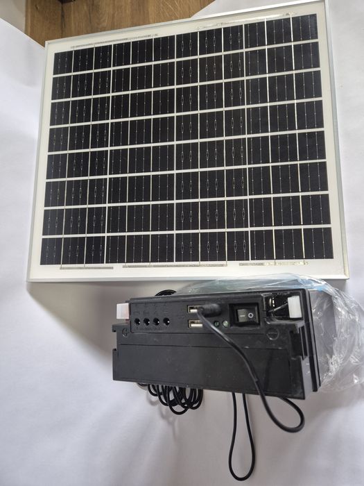 Pastuch Elektryczny Solarny Zestaw Ładowania Akumulator Power Bank