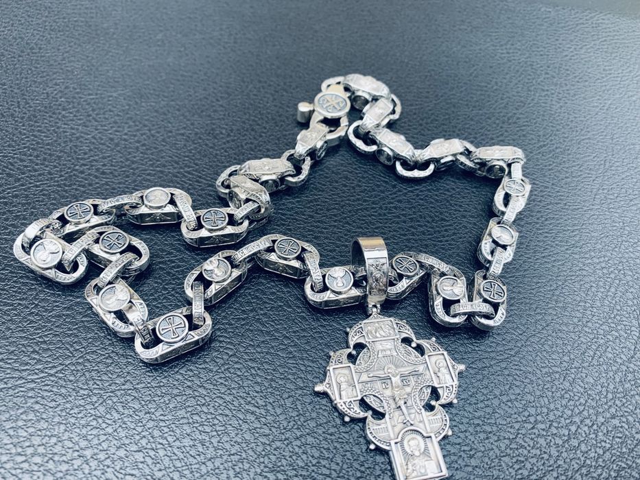 Серебрянная цепь Спаси и Сохрани