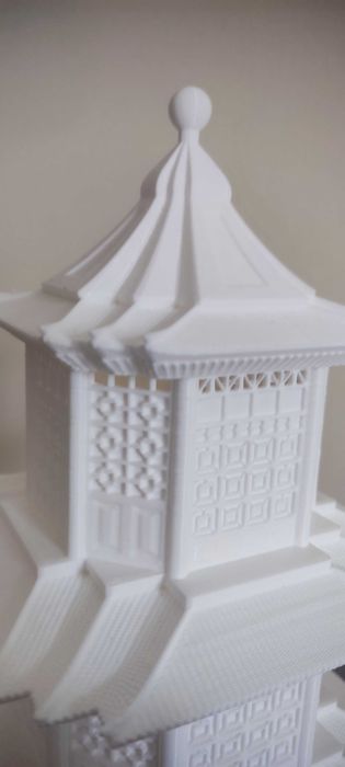 Lampada em forma de pagode