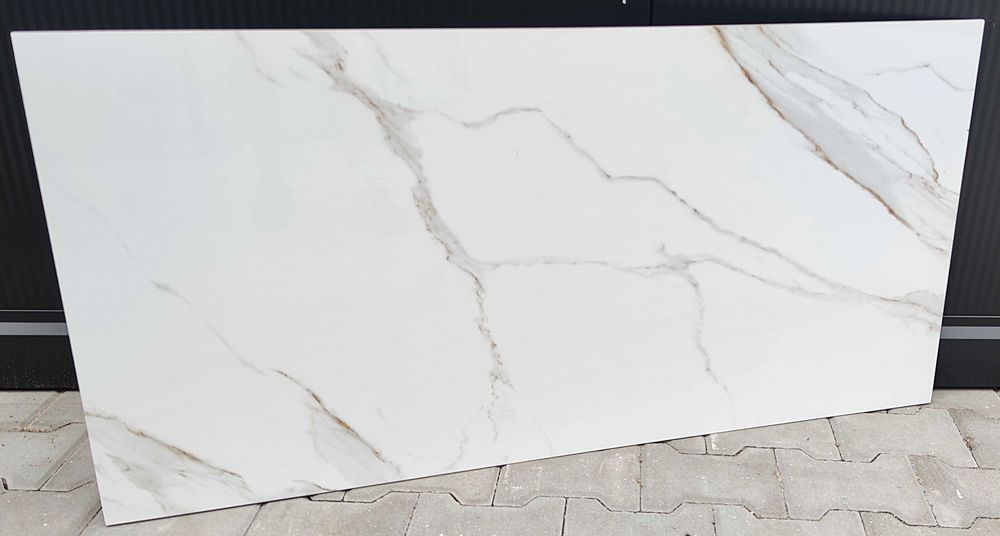 Płytki ceramiczne podłogowe Statuario Extra Poler gres rektyfikowane 60x120 Gat. 1