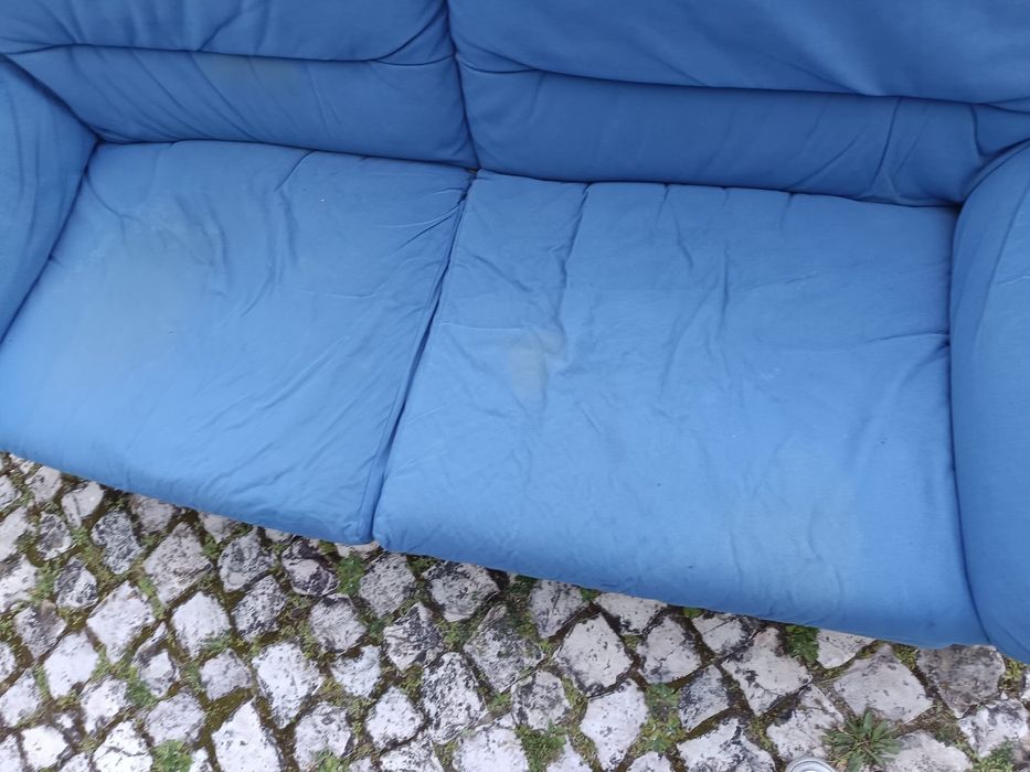 Sofá 2 Lugares Azul