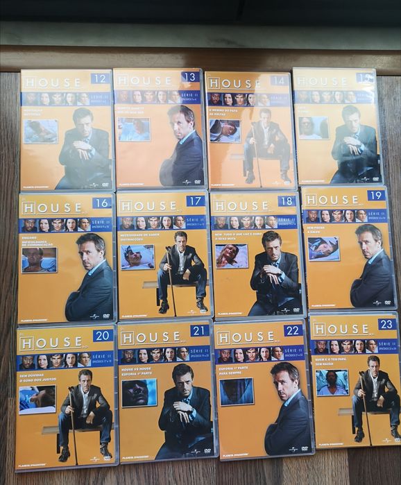 Coleção de dvds Dr. House
