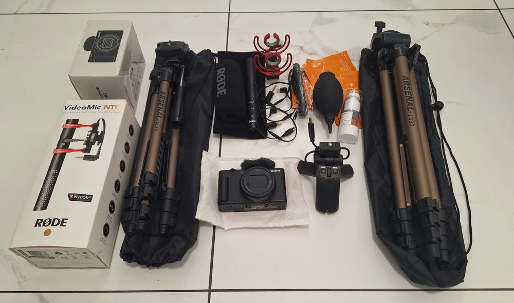 Soni zv 1 II фотокамера мікрофон Rode videoMic