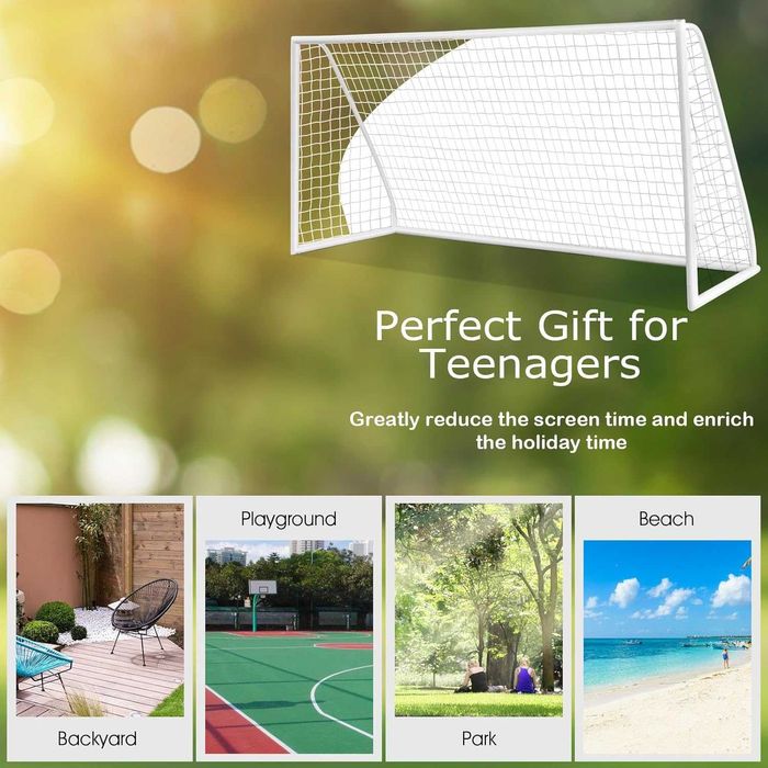 NOWA/wysyłka bramka piłkarska 365x182cm solidna do piłki nożnej PVC