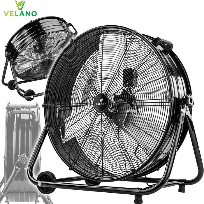 VELANO Wentylator Wiatrak Podłogowy Cyrkulator 61cm 300W VELWEPR0007