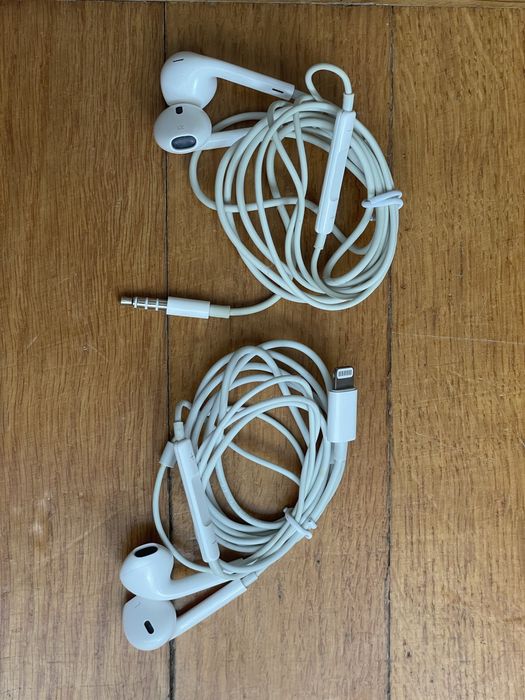 Оригінал Наушники Гарнітура Apple lightning з комплекта iPhone Earpods