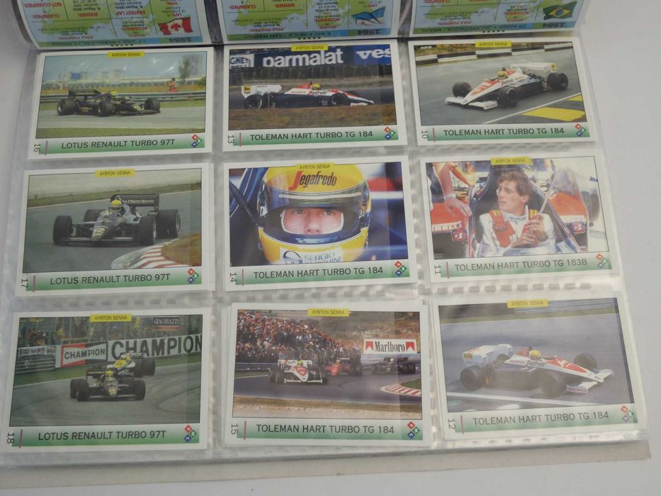 Álbum de cartas Completo "The Magic" Senna