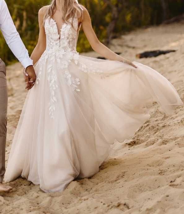 Suknia ślubna + 2 welony