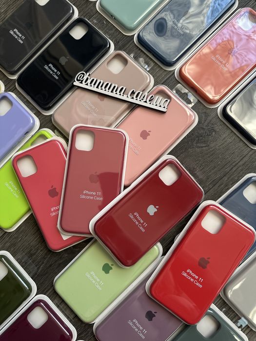 Закритий низ Silicone case для Iphone чехол силіконовий на айфон 11