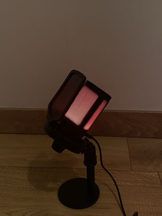 Mikrofon świecący LED