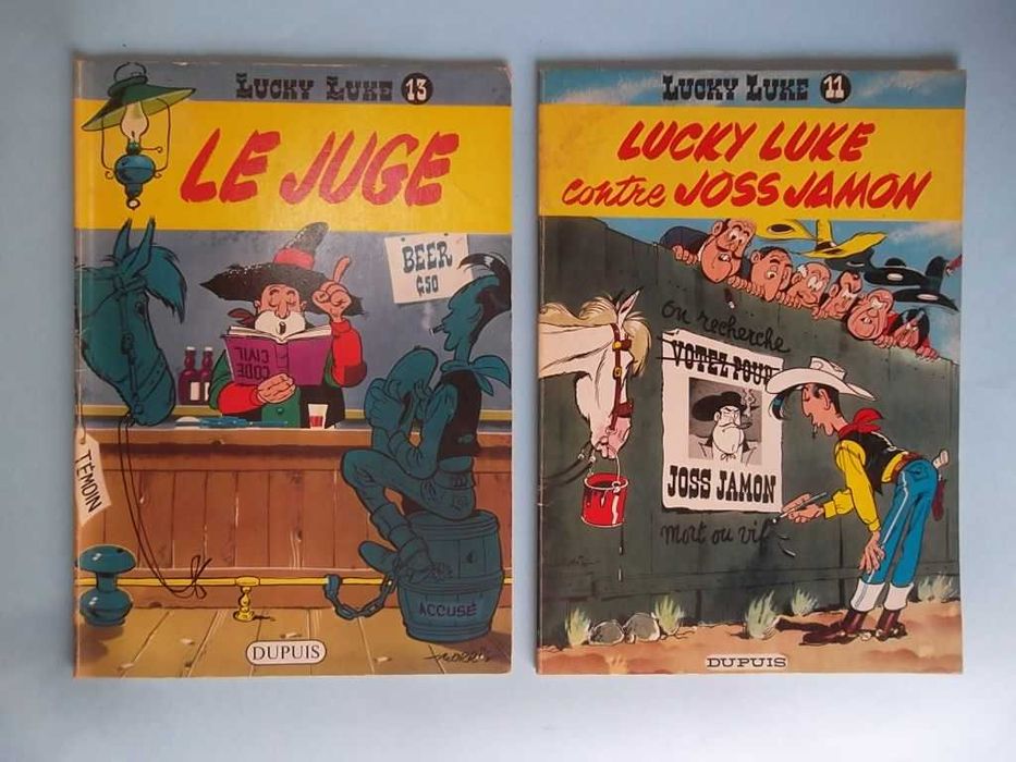 23 álbuns do LUCKY LUKE, Edições em capa mole da DUPUIS desde o Nº 1
