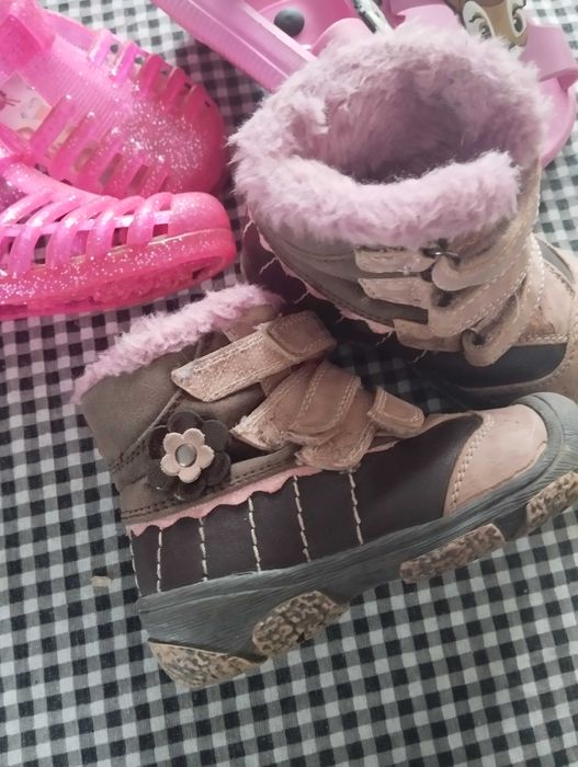 Buty zimowe 22 dziewczę lce