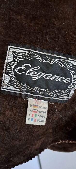 Kurtka Kożuch skóra naturalna brąz