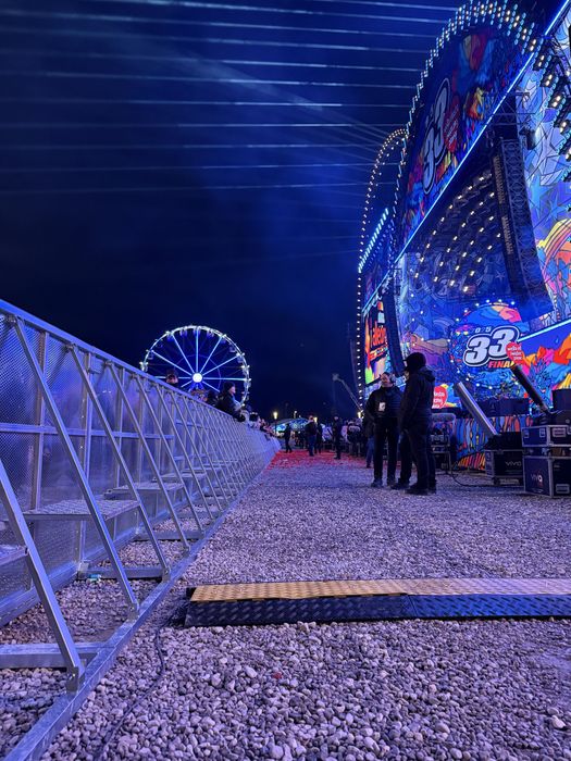 Barierki mojo lekka ochronne ciężka policyjna koncertowe pletac