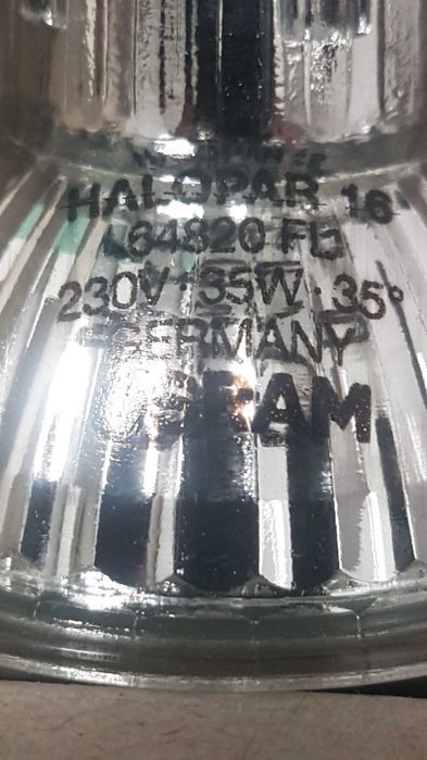 10 lâmpadas Osram Halopar 16 35w