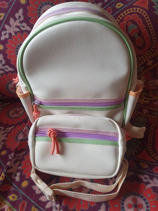 Mochila + bolsa criança