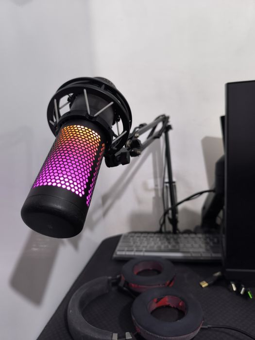 Microfone HyperX Quadcast S RGB