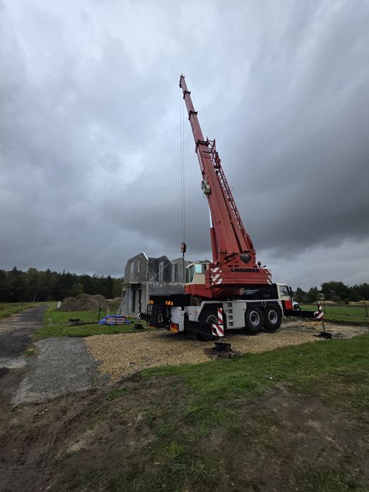 Usługi dźwigowe Wynajem dźwigów i żurawi samojezdnych