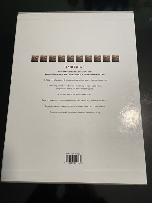 Livro Atlas do mundo mapa the times