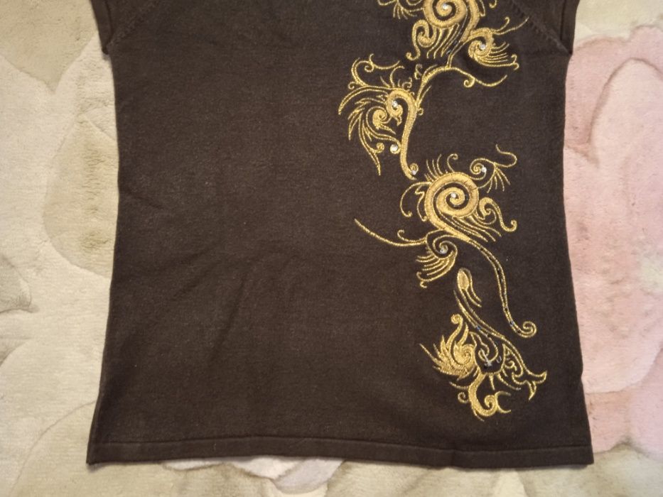 Жилет теплый с горлом для девочки