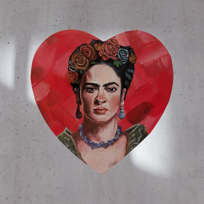 Obraz, akrylowy, Frida. Serce