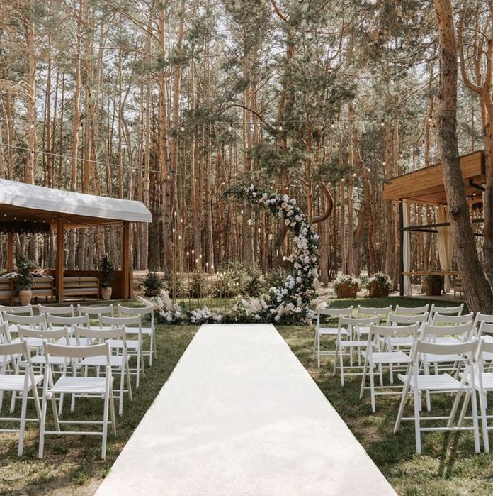 Passadeira branca para eventos (1x30m)