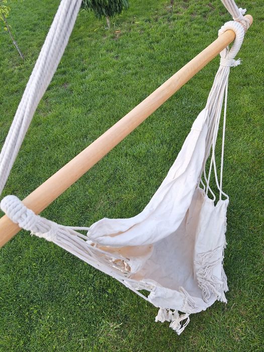 VOUNOT Fotel wiszący z poduszką, hamak, krzesło brazylijskie
