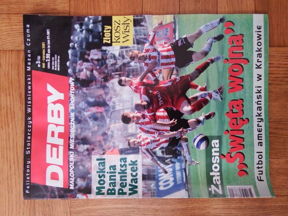 Małopolski Miesięcznik Sportowy DERBY nr 3 (13) maj-czerwiec 2007