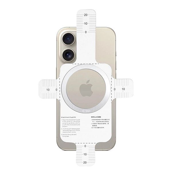 Tech-Protect Mmp-110/2In1 Magnetic Magsafe Ring Silver & Silver