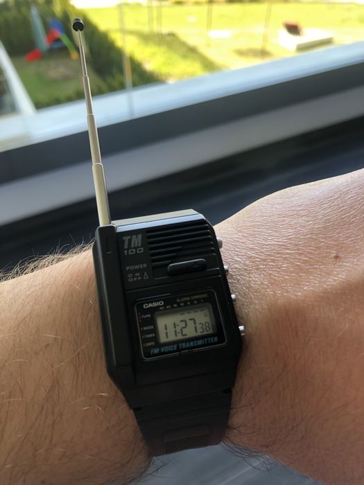 Vintage Casio tm100 nadajnik zegarek japonia bardzo rzadki 1987 Gdynia