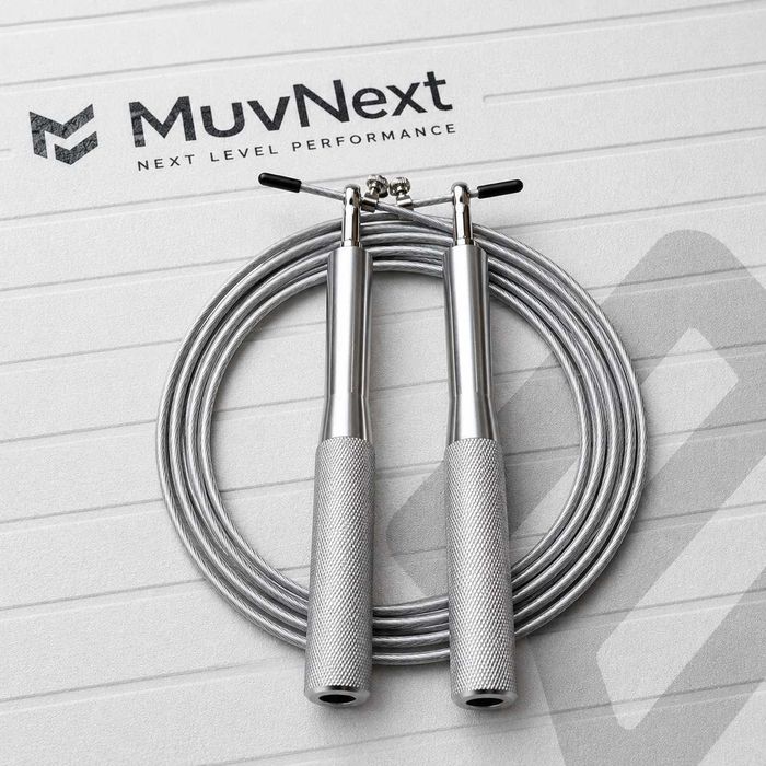 Скакалка швидкісна MuvNext Jump Rope Silver