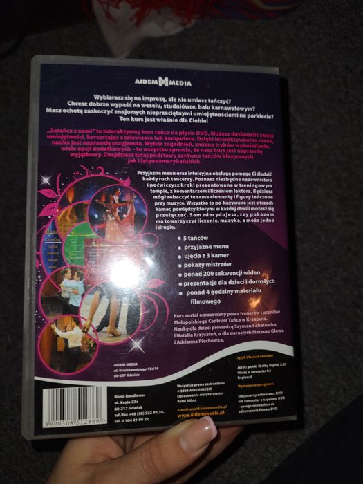 Płyta z kursem tańca