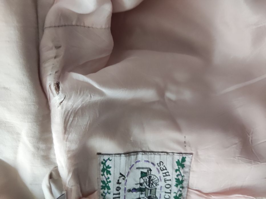 Luźny płaszcz prochowiec trencz z czasów PRL-u Vintage