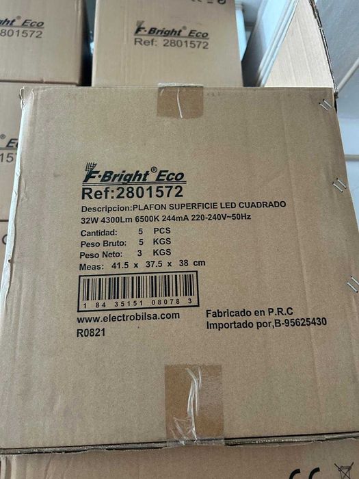 Painel LED F-Bright Eco 33x33cm 32w 4300LM