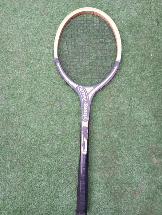 Drewniana Rakieta tenisowa PRL Strong Match Vintage