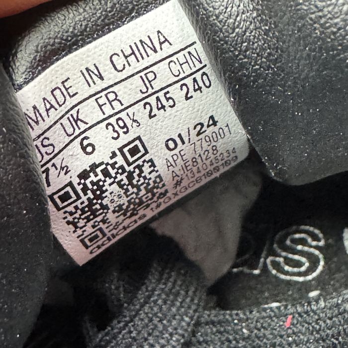 Кросівки чорні шкіра адідас самба Adidas Samba IE8128 ОРИГІНАЛ 100% 39