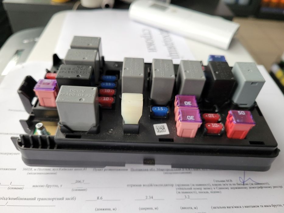 Блок запобіжників Chevrolet Aveo