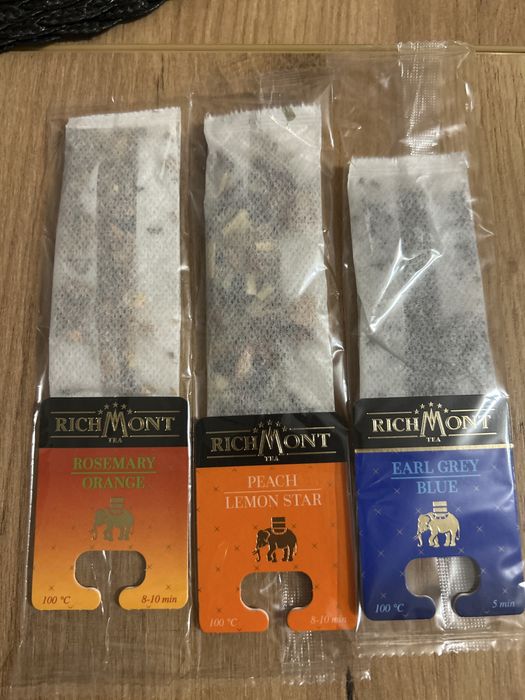 Herbata RichMont 15 szt peach, earl grey, rosemary orange