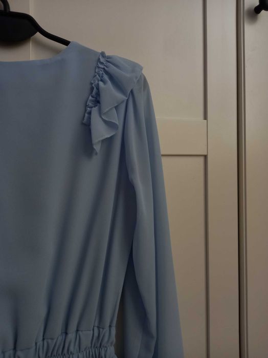 błękitna niebieska sukienka, rozmiar 36