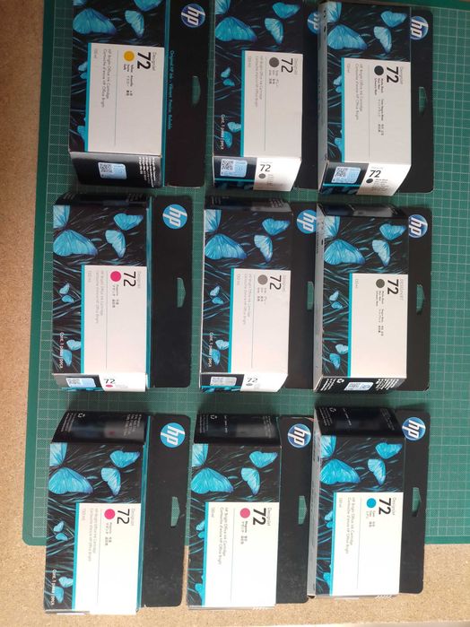Tinteiros HP Nº72 Originais Novos Todas as cores