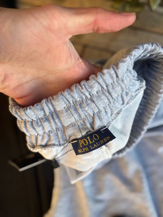 Штани Polo Ralph Lauren чорні чоловічі широкі штаны Поло Ральф серые