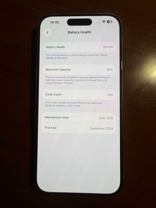 Iphone 15 pro 128 GB branco com 1 ano de garantia