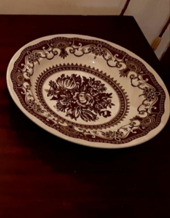 Louça porcelana de Coimbra  prato de 1980