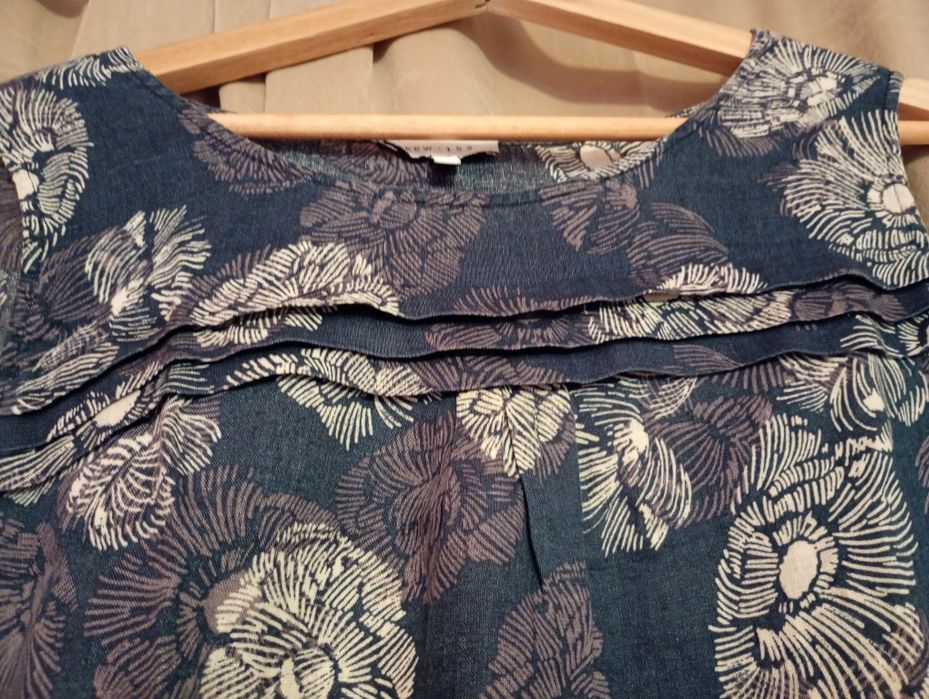 Lniana bluzka, tunika len 100% urop,  lato, weekend size xxl