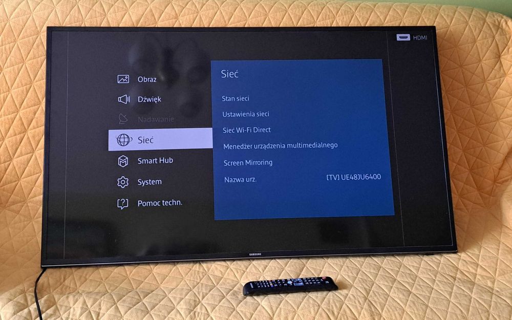 Telewizor UHD Samsung UE48JU6400