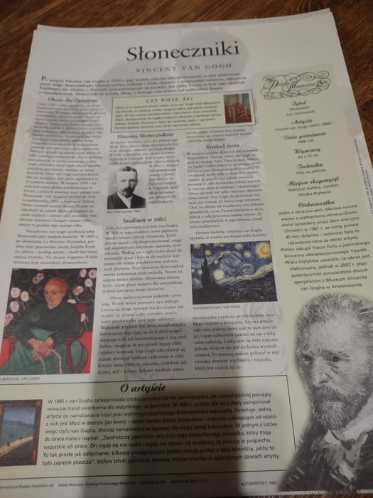 58 sztuk Dzieła Mistrzów Kolekcja Światowego Malarstwa