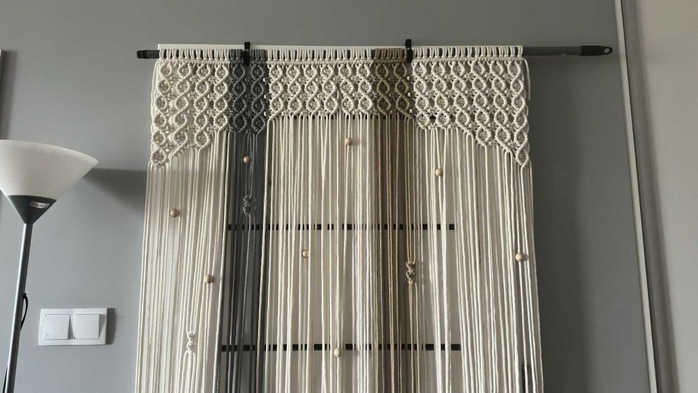 Zasłona/kotara w drzwi Makrama Handmade Styl BOHO