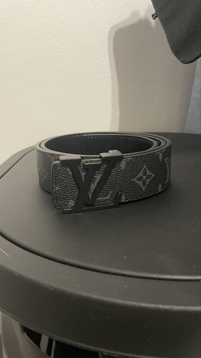 Pasek Louis vuiton Czarny
